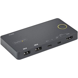 StarTech.com Switch KVM Hybride 2 Ports USB-A + HDMI & USB- | JDB-Info
