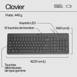 HP Souris et clavier filaires 150 | JDB-Info