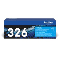Brother TN-326C - Cartouche de toner originale – Cyan | JDB-Info