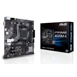 ASUS PRIME A520M-K AMD A520 Emplacement AM4 micro ATX | JDB-Info