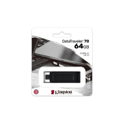 Kingston Technology DataTraveler 64Go USB-C 3.2 Gen 1 70 | JDB-Info