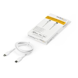 StarTech.com Câble USB-C vers Lightning Blanc Robuste 1 m | JDB-Info