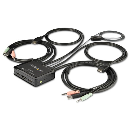 StarTech.com Switch KVM HDMI 2 Ports 4K 60Hz - 2 Ordinateur | JDB-Info