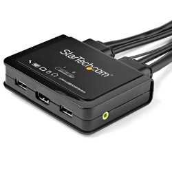 StarTech.com Switch KVM HDMI 2 Ports 4K 60Hz - 2 Ordinateur | JDB-Info
