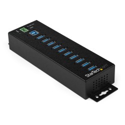 StarTech.com Hub USB 3.0 industriel à 10 ports - 5Gbps - Al | JDB-Info