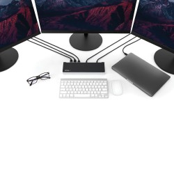 StarTech.com Station d'accueil USB-C triple affichage 4K po | JDB-Info