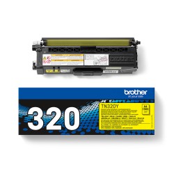 Brother TN-320Y - Cartouche de toner originale – Jaune | JDB-Info