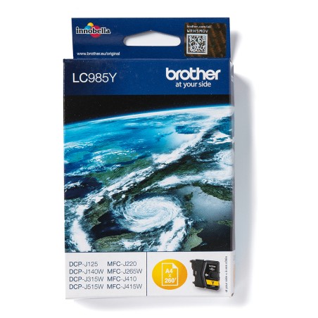 Brother LC985Y - Cartouche d'encre originale – Jaune | JDB-Info