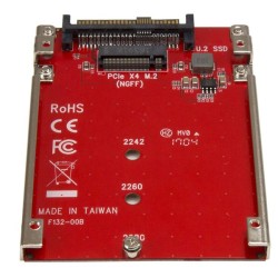 StarTech.com Adaptateur M.2 PCI-e NVMe vers U.2 (SFF-8639) | JDB-Info