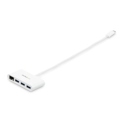 StarTech.com USB C vers Ethernet avec hub USB à 3 ports - B | JDB-Info