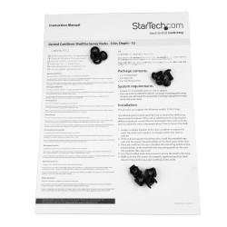 StarTech.com Étagère Rack Serveur 1U - Plateau Cantilever U | JDB-Info