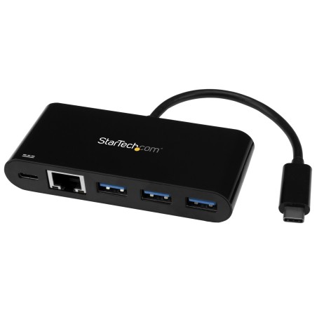 StarTech.com Hub USB C - 3 ports - USB 3.0 (5Gbps) Ethernet | JDB-Info