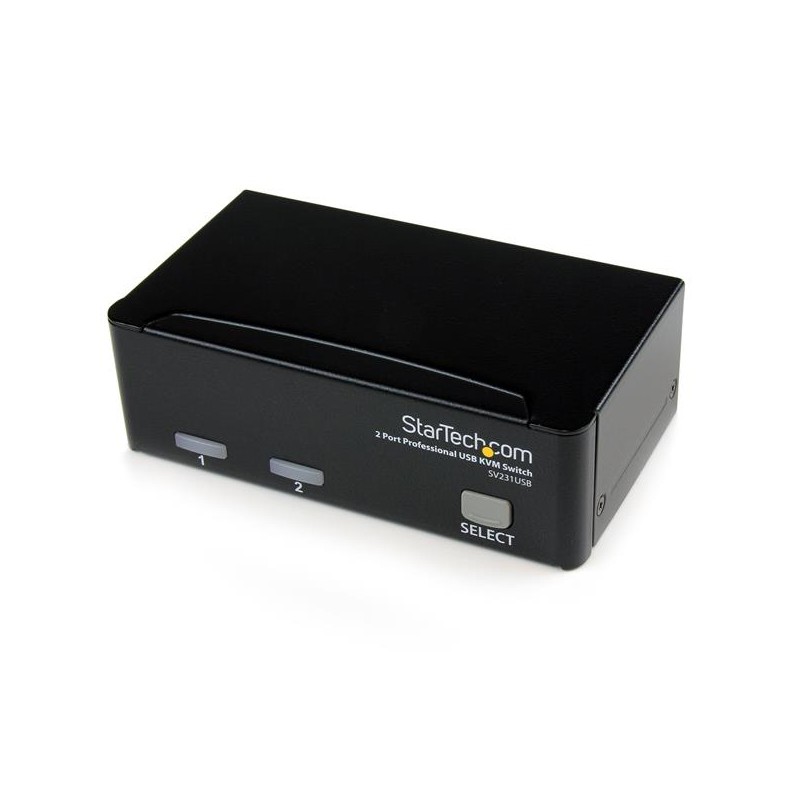 StarTech.com Switch KVM USB VGA professionnel à 2 ports ave | JDB-Info