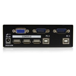 StarTech.com Switch KVM USB VGA professionnel à 2 ports ave | JDB-Info