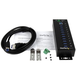StarTech.com Hub USB 3.0 (5Gbps) industriel à 10 ports avec | JDB-Info