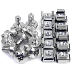 StarTech.com Lot de 50 Vis M6 de 12mm, Écrous Cage à Trou C | JDB-Info