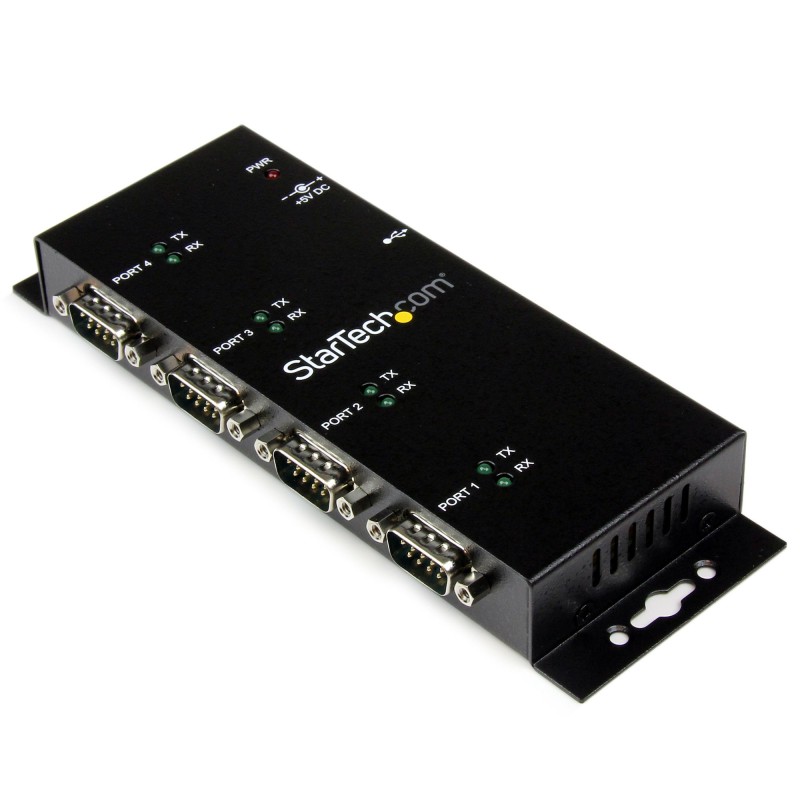 StarTech.com Hub adaptateur USB vers série DB9 RS232 4 port | JDB-Info