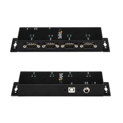 StarTech.com Hub adaptateur USB vers série DB9 RS232 4 port | JDB-Info