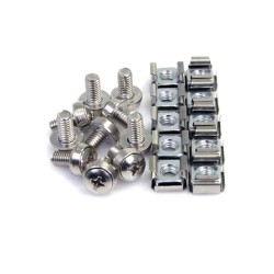 StarTech.com Lot de 100 Vis M6 de 12mm, Écrous Cage à Trou | JDB-Info