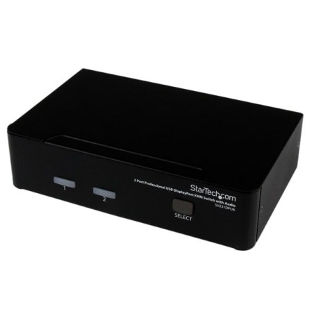 StarTech.com Commutateur KVM 2 Ports DisplayPort, USB et Au | JDB-Info
