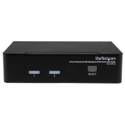StarTech.com Commutateur KVM 2 Ports DisplayPort, USB et Au | JDB-Info