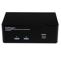 StarTech.com Commutateur KVM 2 ports DisplayPort, USB et au | JDB-Info