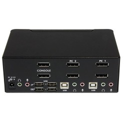 StarTech.com Commutateur KVM 2 ports DisplayPort, USB et au | JDB-Info
