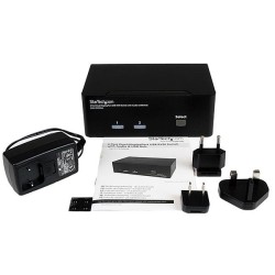 StarTech.com Commutateur KVM 2 ports DisplayPort, USB et au | JDB-Info