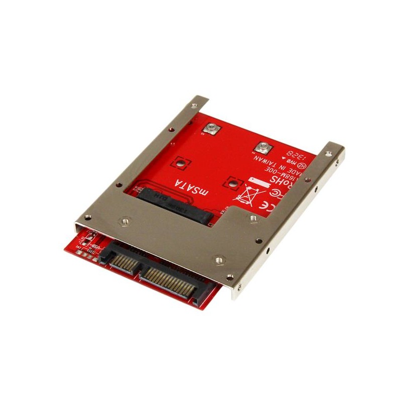 StarTech.com Adaptateur mSATA SSD vers SATA 2,5" - Carte Co | JDB-Info