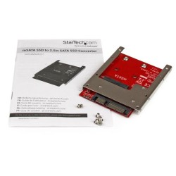 StarTech.com Adaptateur mSATA SSD vers SATA 2,5" - Carte Co | JDB-Info