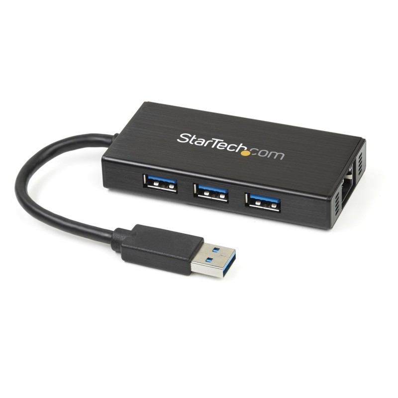 StarTech.com Hub USB 3.0 portable à 3 ports avec câble inté | JDB-Info
