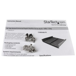 StarTech.com Étagère de Rack de Serveur 2U - Plateau Cantil | JDB-Info