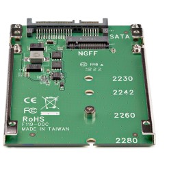 StarTech.com Adaptateur M.2 SATA SSD vers 2.5in SATA - Conv | JDB-Info