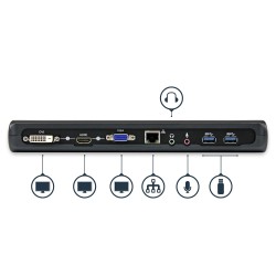 StarTech.com Station d'Accueil pour PC Portable USB 3.0 à D | JDB-Info