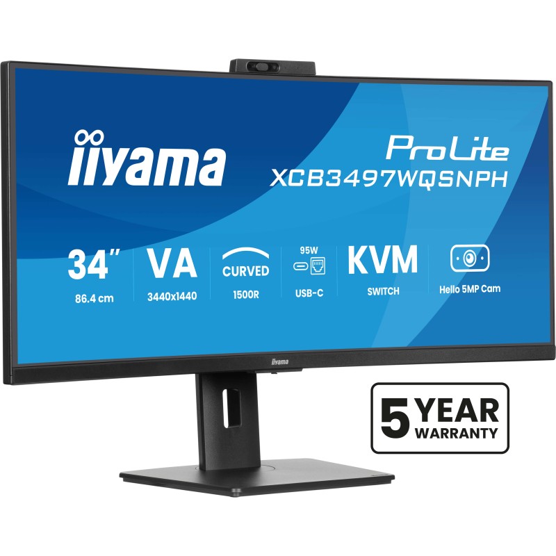 iiyama ProLite XCB3497WQSNPH-B1 écran plat de PC 86,4 cm (3 | JDB-Info