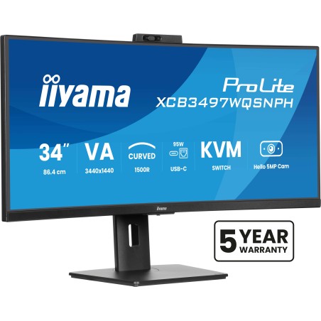 iiyama ProLite XCB3497WQSNPH-B1 écran plat de PC 86,4 cm (3 | JDB-Info
