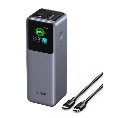 Ugreen 25000mAh 200W Fast Charging Powerbank Gris | JDB-Info