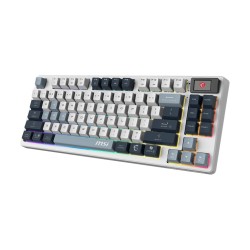 MSI FORGE GK600 TKL WIRELESS SKY clavier Gaming USB + Bluet | JDB-Info