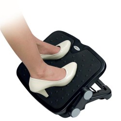 StarTech.com Repose-pieds de bureau réglable noir - Alumini | JDB-Info