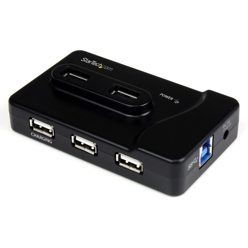 StarTech.com Hub combiné USB 3.0/2.0 6 ports avec port de c | JDB-Info