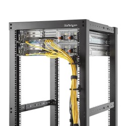 STARTECH.COM 1U Vertical Server Rack Cable Management D-Ring Hook 1.8x3.9p 4.5x10cm