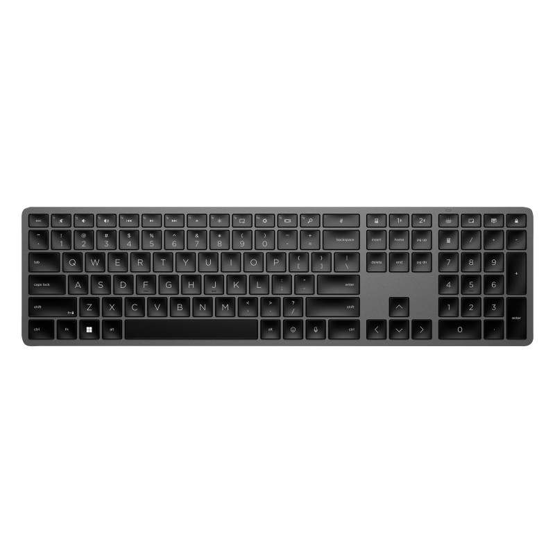 HP 3Z726AA#AC0 clavier RF sans fil + Bluetooth Noir | JDB-Info