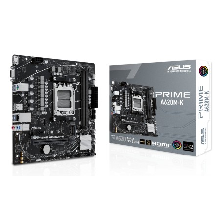 ASUS PRIME A620M-K AMD A620 Emplacement AM5 micro ATX | JDB-Info