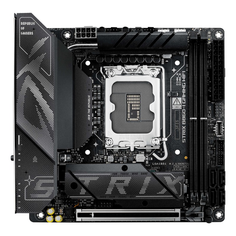 ASUS ROG STRIX B860-I GAMING WIFI Intel B860 LGA 1851 (Sock | JDB-Info