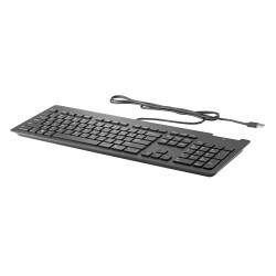 HP A71J9AA#AC0 clavier maison/bureau USB AZERTY Noir | JDB-Info