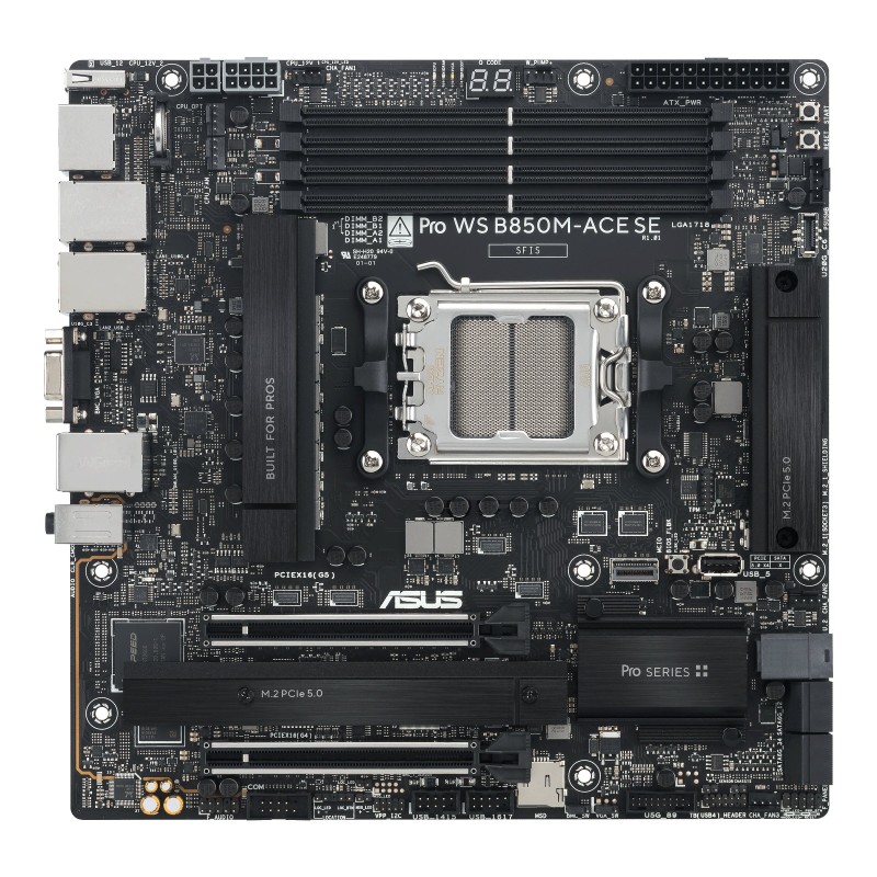 ASUS PRO WS B850M-ACE SE AMD B850 Emplacement AM5 micro ATX | JDB-Info