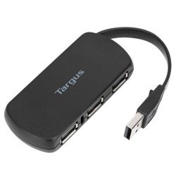 Targus ACH114EU hub & concentrateur USB 2.0 480 Mbit/s Noir | JDB-Info