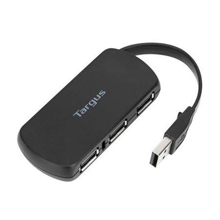 Targus ACH114EU hub & concentrateur USB 2.0 480 Mbit/s Noir | JDB-Info