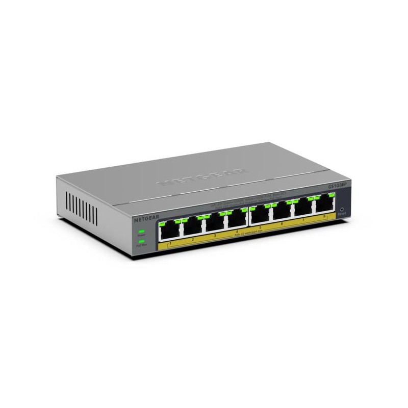 NETGEAR GS108EP Géré L2/L3 Gigabit Ethernet (10/100/1000) G | JDB-Info