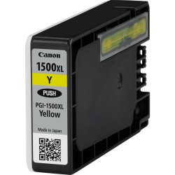 Canon Cartouche d'encre jaune haut rendement PGI-1500XL | JDB-Info